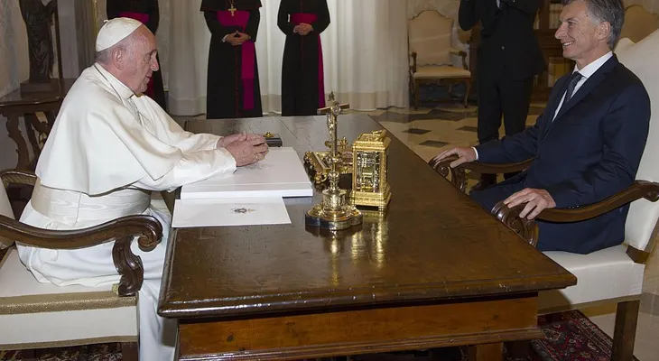El papa Francisco hace un llamado a la reconciliación de los argentinos