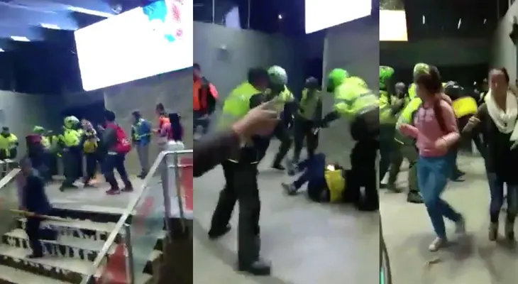 Indignación en Colombia por agresión de la policía a periodistas