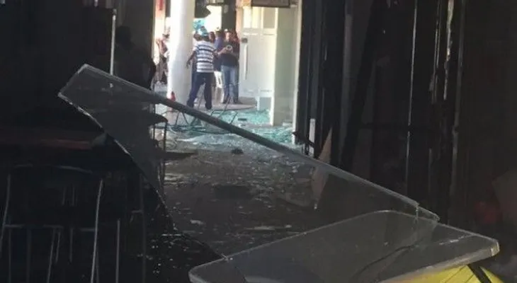 Explosión de gas propano en plaza Andalucía afecta varios negocios