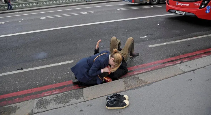 36 impactantes fotos del atentado en el Parlamento de Londres