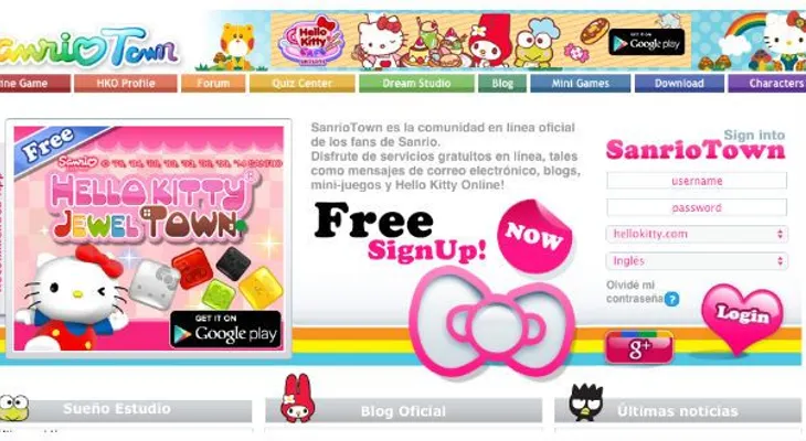 Sitio web de Hello Kitty repara falla en seguridad
