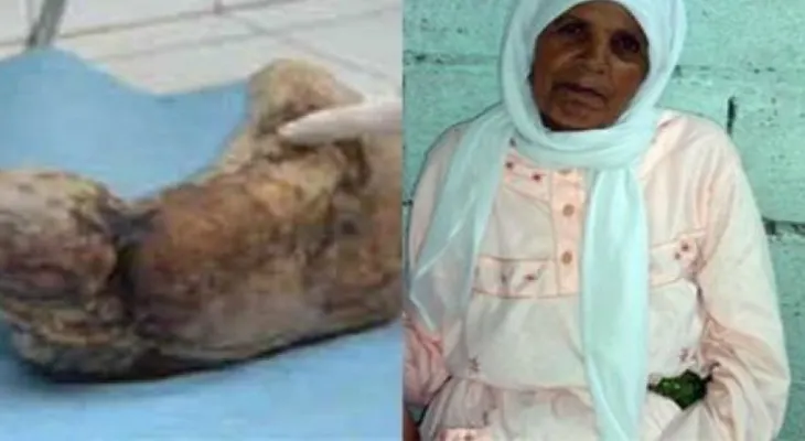 Alegría de familia donde mujer dio a luz tres hembras y dos varones