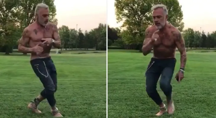 El video viral del millonario italiano Gianluca Vacchi al ritmo de Maluma