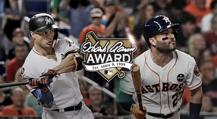 Estos peloteros ganaron premios de Jugadores Más Valiosos: José Altuve y Giancarlo Stanton