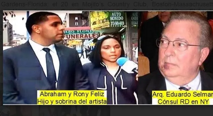 Familiares de Benny Sadel desmienten consulado NY haya pagado por su funeral en NY