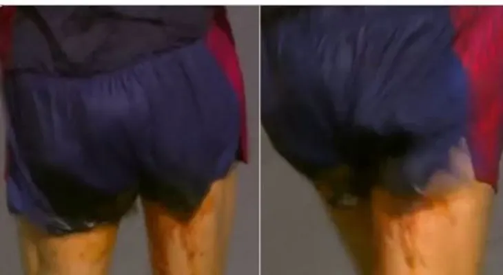 Un atleta francés con problemas estomacales no pudo llegar al baño y siguió corriendo