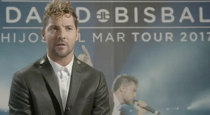 David Bisbal promete una gira "innovadora" con "Hijos del Mar"