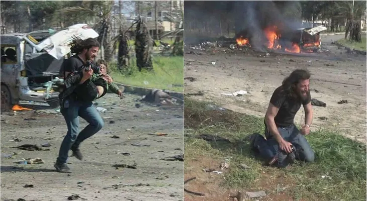 El llanto de un fotógrafo que no pudo salvar a un niño y denunció la brutalidad de la guerra en Siria