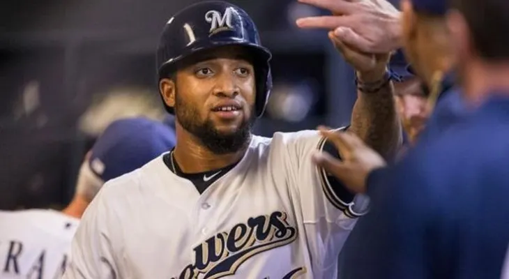 Domingo Santana tendría oportunidad en el jardín derecho con los Cerveceros