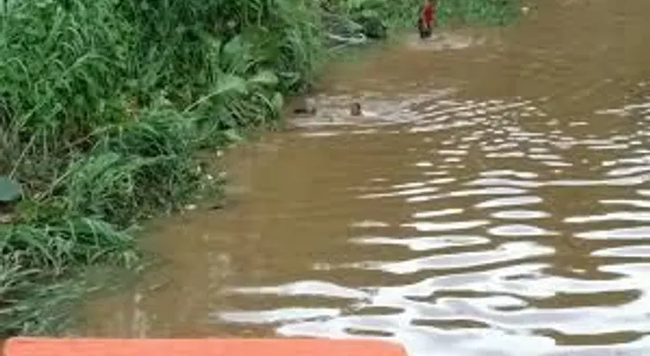 Siguen buscando cuerpo de niño cayó al río La Yuca