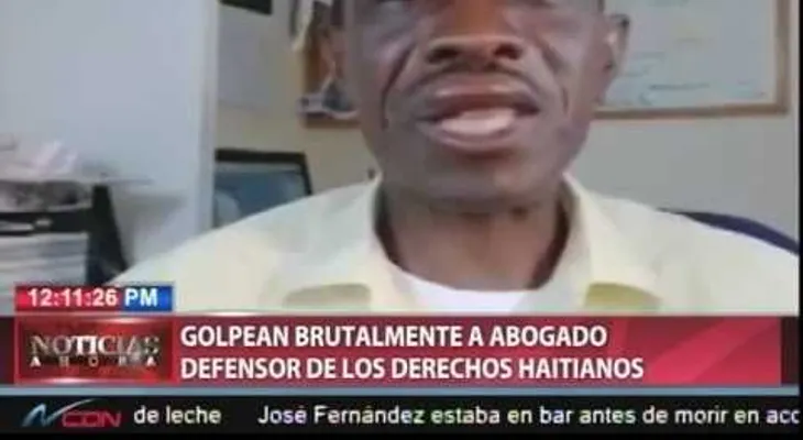 Golpean brutalmente defensor de los derechos haitianos