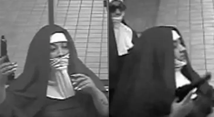El FBI busca a dos "monjas" armadas y peligrosas que asaltaron un banco
