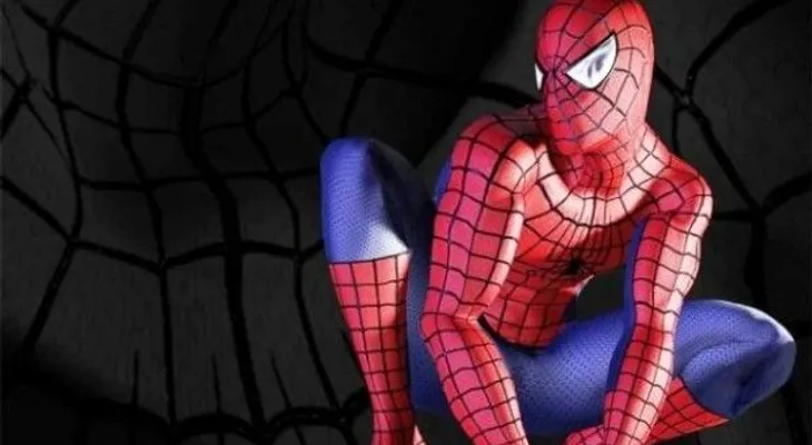 Hombre que vestía calzoncillos del Hombre Araña ataca escuela