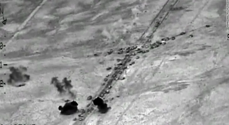 Ataques aéreos alcanzan un convoy de ISIS que huía de Falluyah