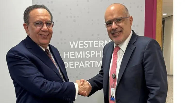 Valdez Albizu participa en reuniones primavera del FMI y BM