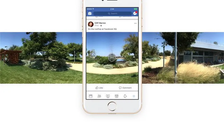 Ahora podrás tomar fotos de 360 grados desde la aplicación de Facebook