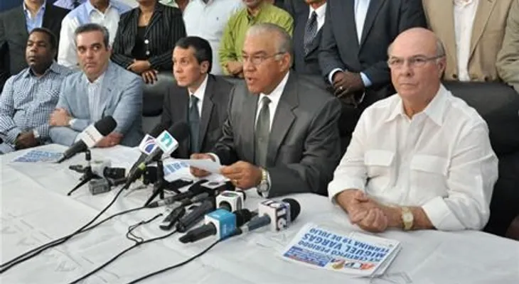 Sector de Hipólito Mejia entregará esta noche a Vargas Maldonado propuesta por la unidad del PRD