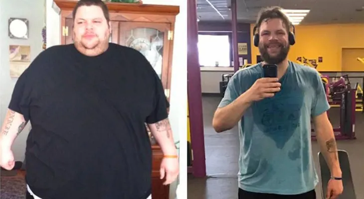 Una pareja disfruta nueva vida al casarse luego de rebajar 262 kilos