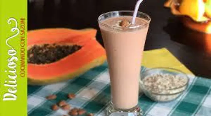 Jugo de lechosa con avena para adelgazar 