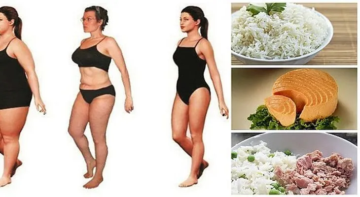 Adelgaza 3 kilos en seis días, con esta dieta de arroz y atún