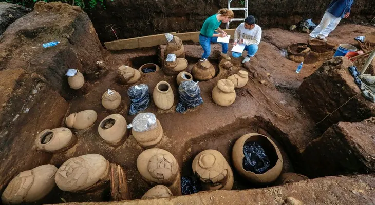 Encuentran cementerio precolombino de 1.200 años de antigüedad en futuro estadio de Nicaragua