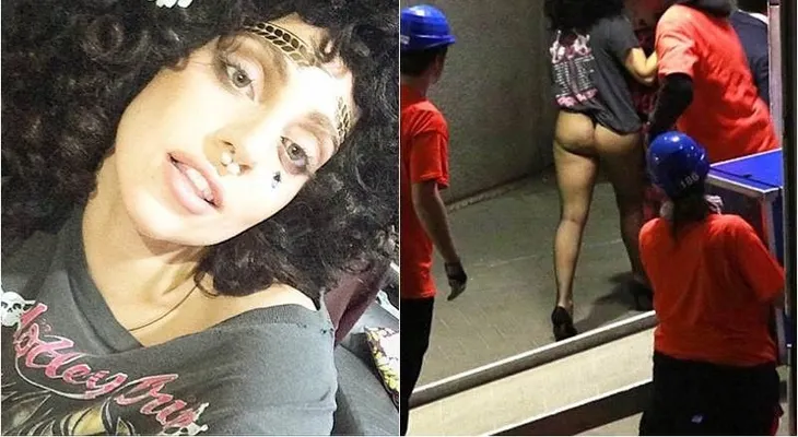 Gaga luce su trasero y atrae miradas 