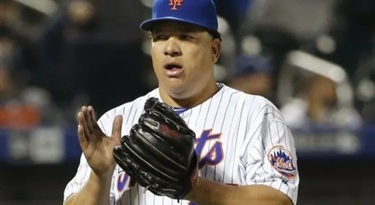 Bartolo Colón lanza 8 entradas en blanco y supera a Pedro Martínez en victorias