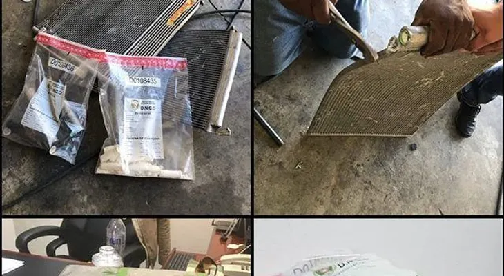 DNCD incauta en AILA cocaína escondida en condensadores de aire