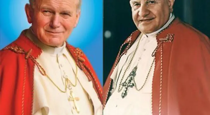 Juan XXIII y Juan Pablo II son declarados santos