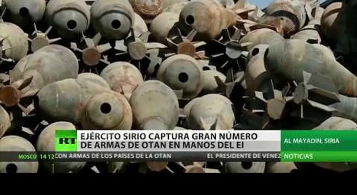 Siria halla modernas armas OTAN en un arsenal capturado del EI (VIDEO)