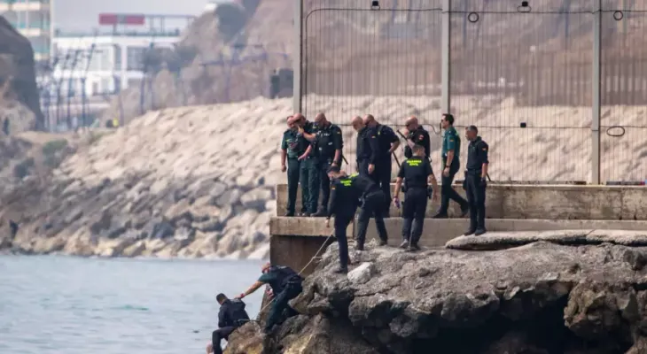 Unos 72 migrantes mueren en intento de cruzar a Ceuta desde Marruecos