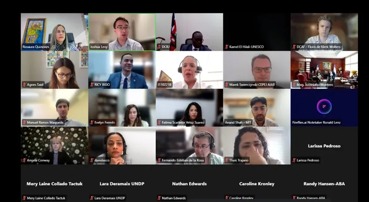 Poder Judicial lidera reunión sobre justicia digital