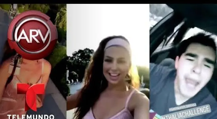 Talía reacciona ante el ThaliaChallenge 