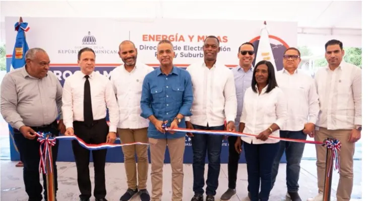 Energía y Minas entrega electrificación rural por RD$37 millones