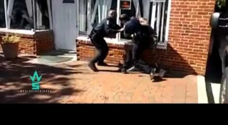 Deja K.O. a un policía en EE.UU.