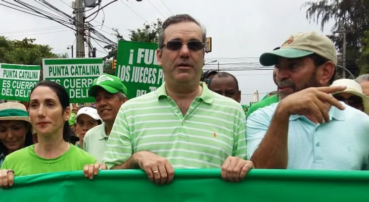 Abinader en Marcha Verde: "Nosotros (la oposición) no vamos a aceptar jueces parcializados"