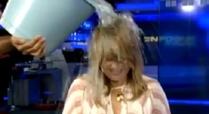 Nuria Piera cumple desafío "cubo de agua fría" y reta a Danilo ordenar un presupuesto especial para enfermos