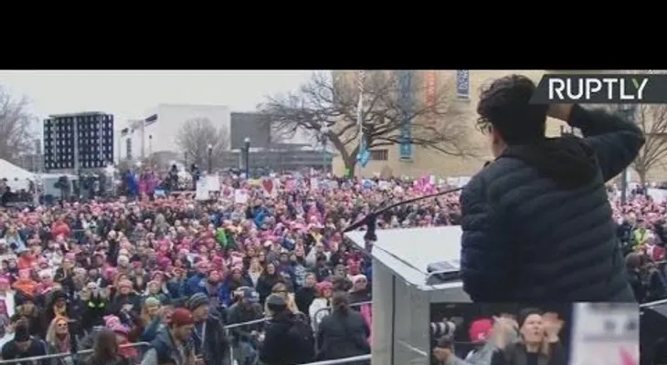 Marcha de las Mujeres en Washington (VIDEO)