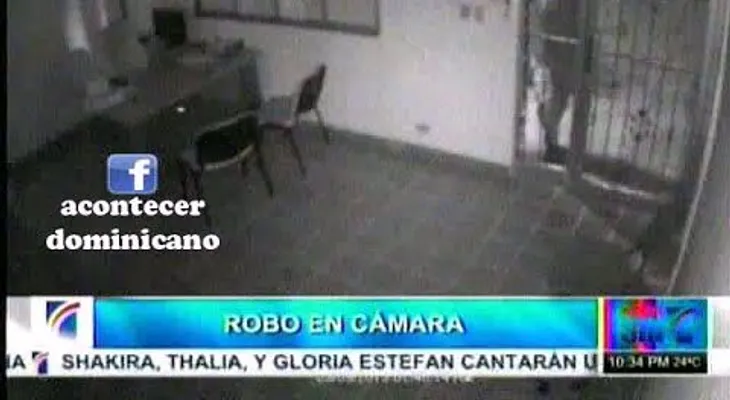 Robo a oficinas de manager de Anthony Ríos captado en cámara