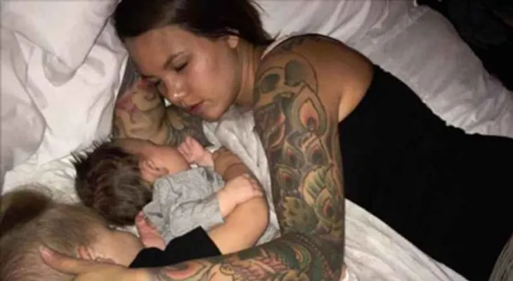 Su esposo le tiró esta foto cuando dormía, pero algo pasó que lo dejó perpeflo