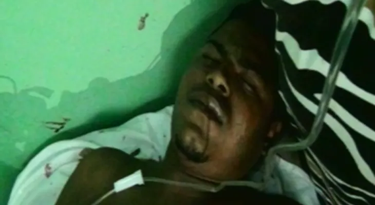 Alegada bruja después de ser capturada en Dajabón