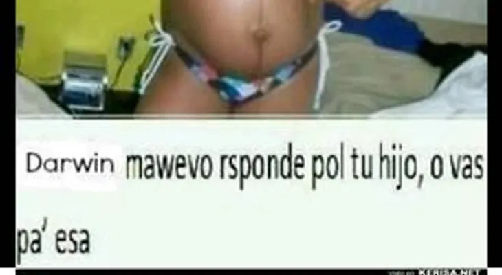Busca el responsable de su embarazo; un tal Darwin