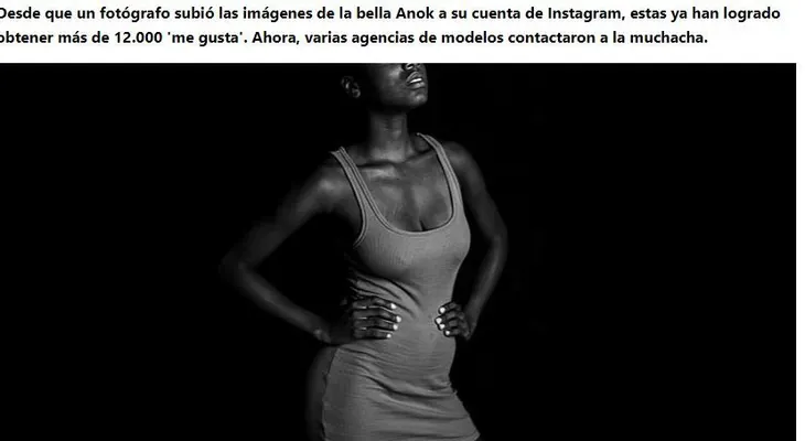 Una joven africana causa furor en Internet gracias a una foto viral