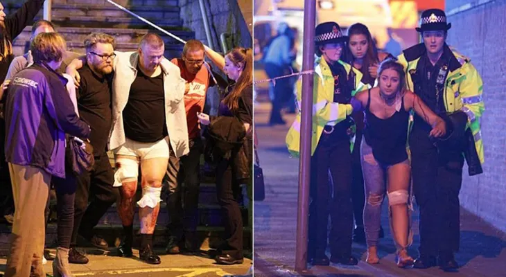 Reportan 20 muertos y decenas de heridos, en concierto Ariana Grande en Manchester, por dos explosiones