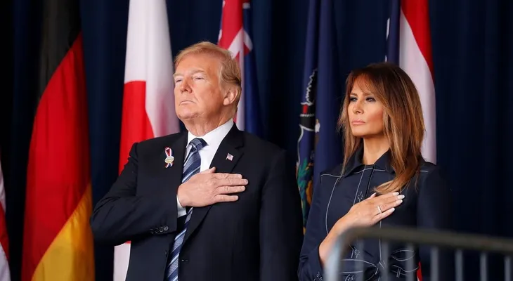 Donald Trump encabeza homenaje a víctimas atentados del 11 de septiembre