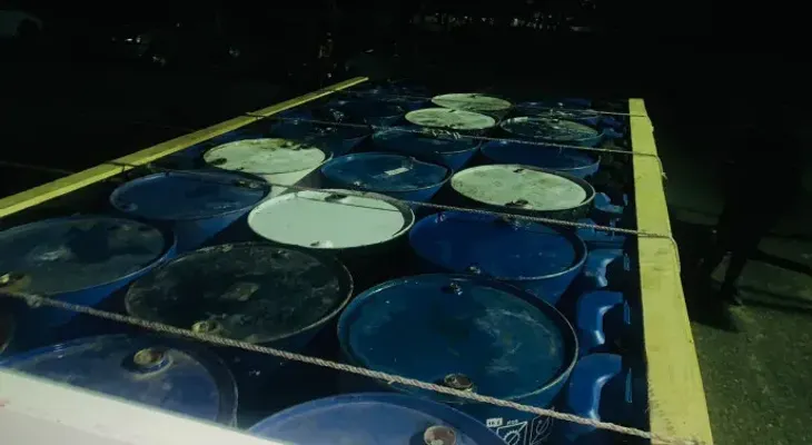 Incautan 2,000 galones de gasoil y RD$300 mil que irían de contrabando desde RD a Haití