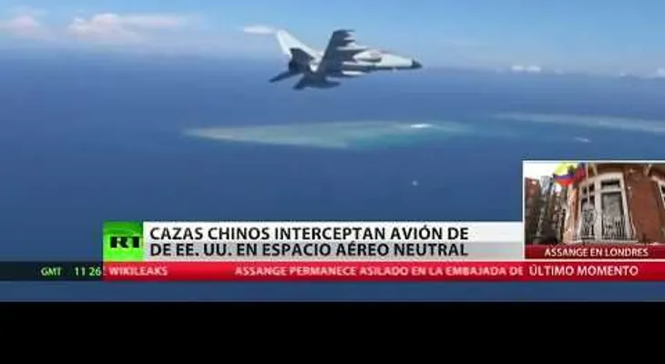 Dos cazas chinos interceptan de forma "peculiar" a un avión de EE.UU. en el mar de la China Oriental