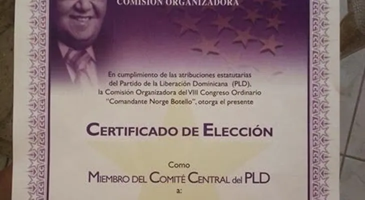PLD decide celebrar el 14 de julio VIII Congreso Norge Botello