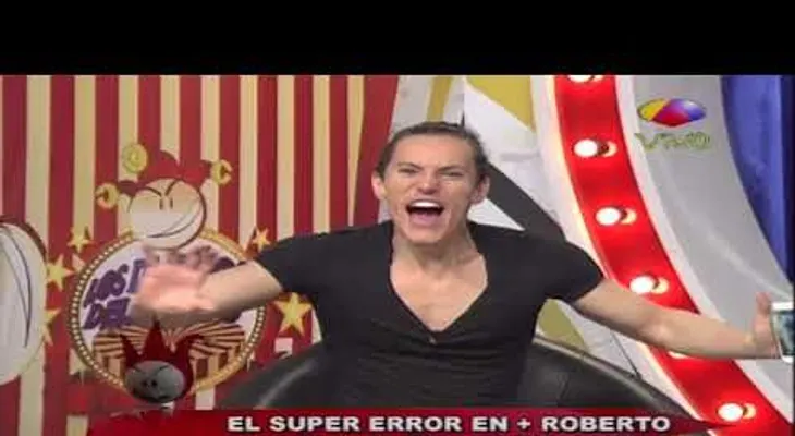 El error cometido en vivo en el programa "Más Roberto"