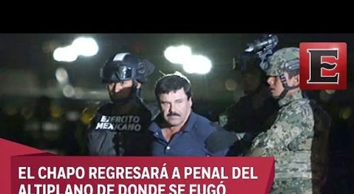 Regresan el "Chapo" al penal donde se escapó